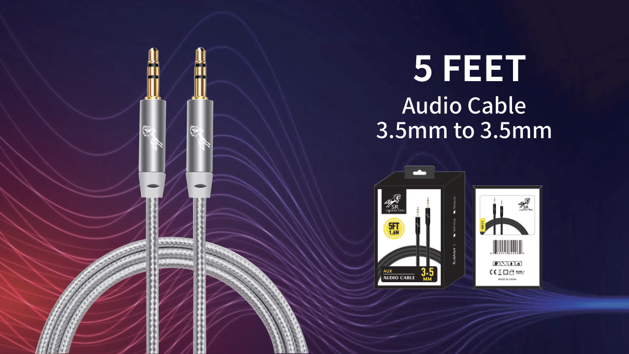 5 FT AUDIO CABLE 3.5 TO 3.5