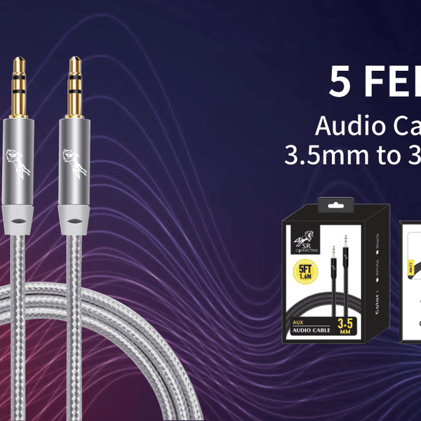 5 FT AUDIO CABLE 3.5 TO 3.5