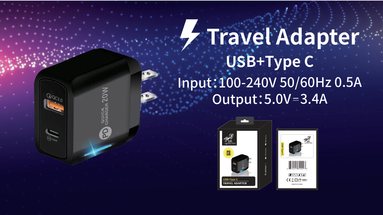 WALL ADAPTER TYPE-C+USB