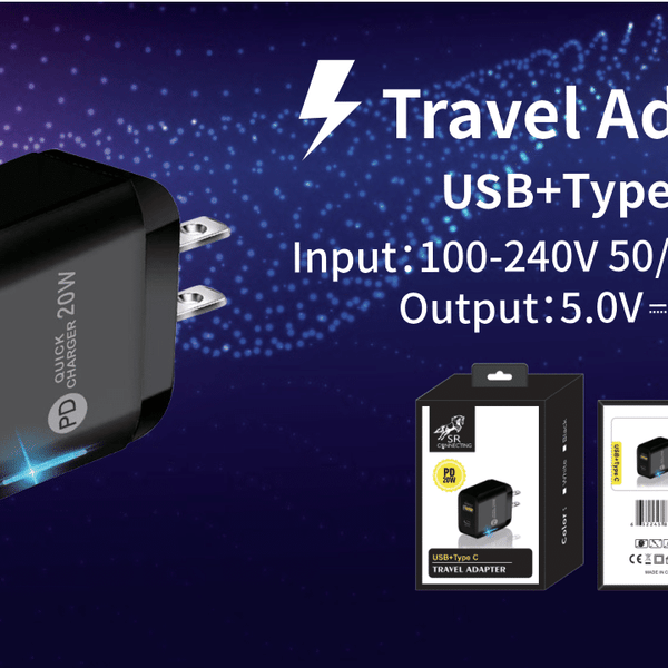 WALL ADAPTER TYPE-C+USB
